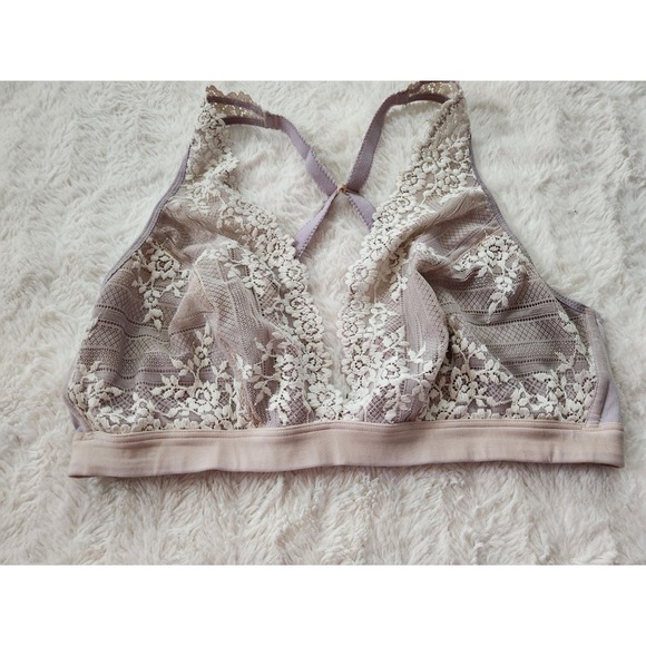 Wacoal Embrace Lace Soft Cup Wireless Lingerie Bra Women's Size 40 Taupe 852191 - Picture 2 of 8